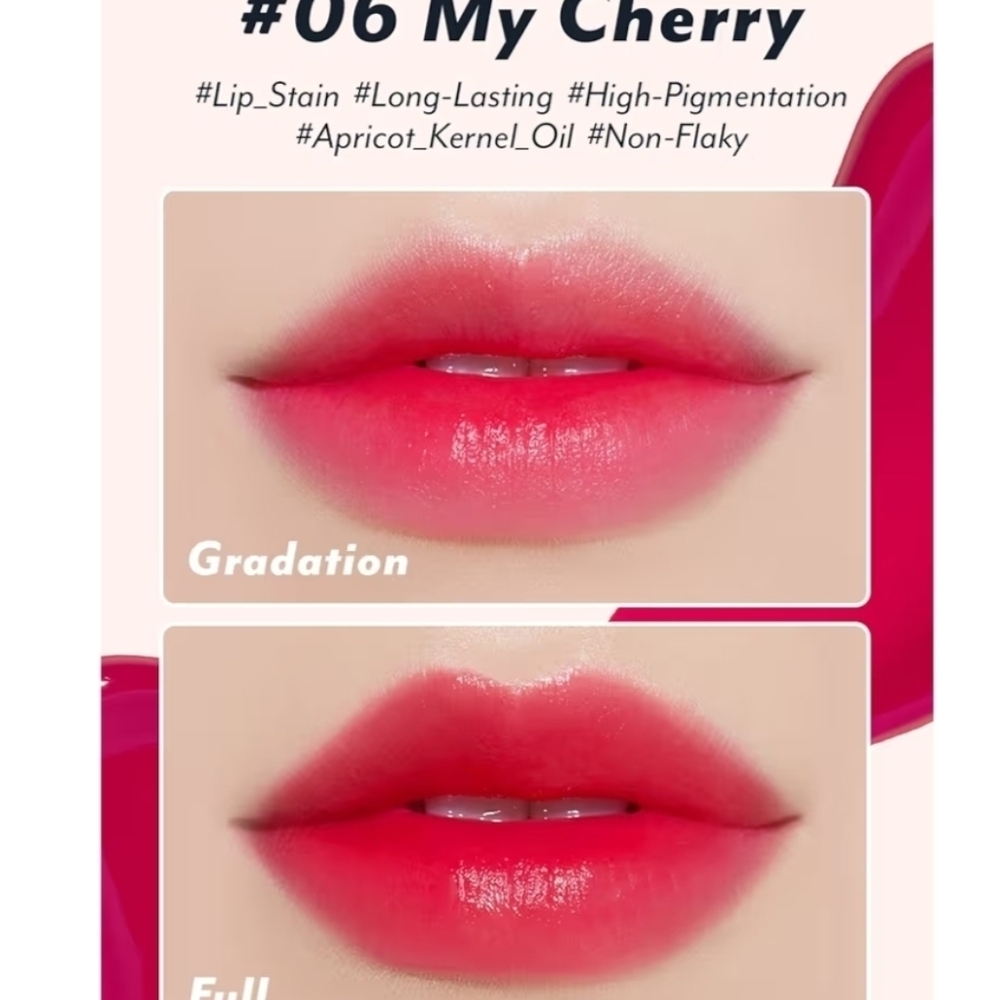 I'm Meme Color Key Ring Water Gel Tint - 06 My Cherry - Picture 9 of 9